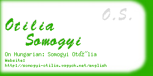 otilia somogyi business card